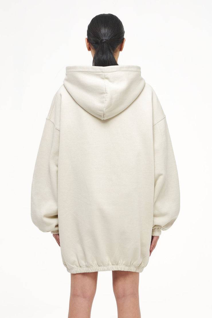 Pegador Lulea Oversized Hoodie Dress Vintage Washed Angels Cream Exklusive Angebote