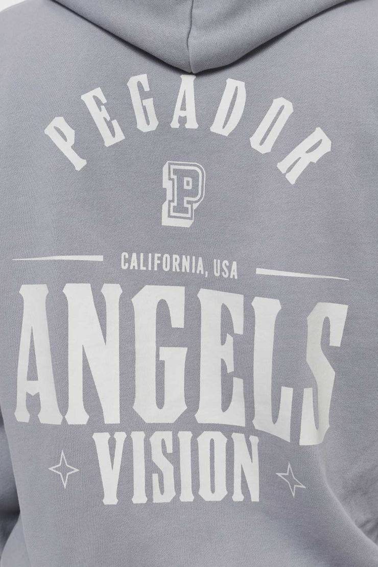 Pegador Salal Oversized Sweat Jacket Vintage Washed Dusk Grey Riesige Ersparnisse