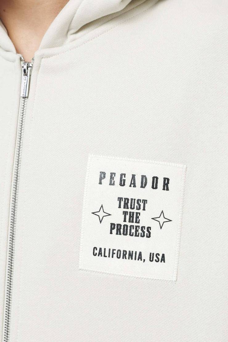 Pegador Salal Oversized Sweat Jacket Vintage Washed Angels Cream VIP-Rabatte