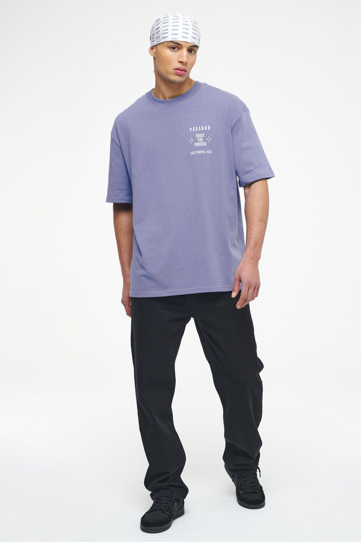 Pegador Salal Oversized Tee Vintage Washed Magic Violet Wochenangebot