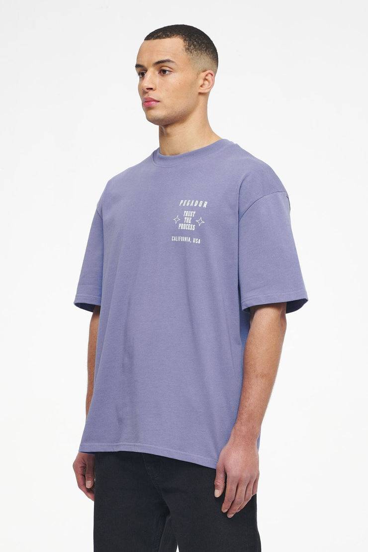 Pegador Salal Oversized Tee Vintage Washed Magic Violet Wochenangebot