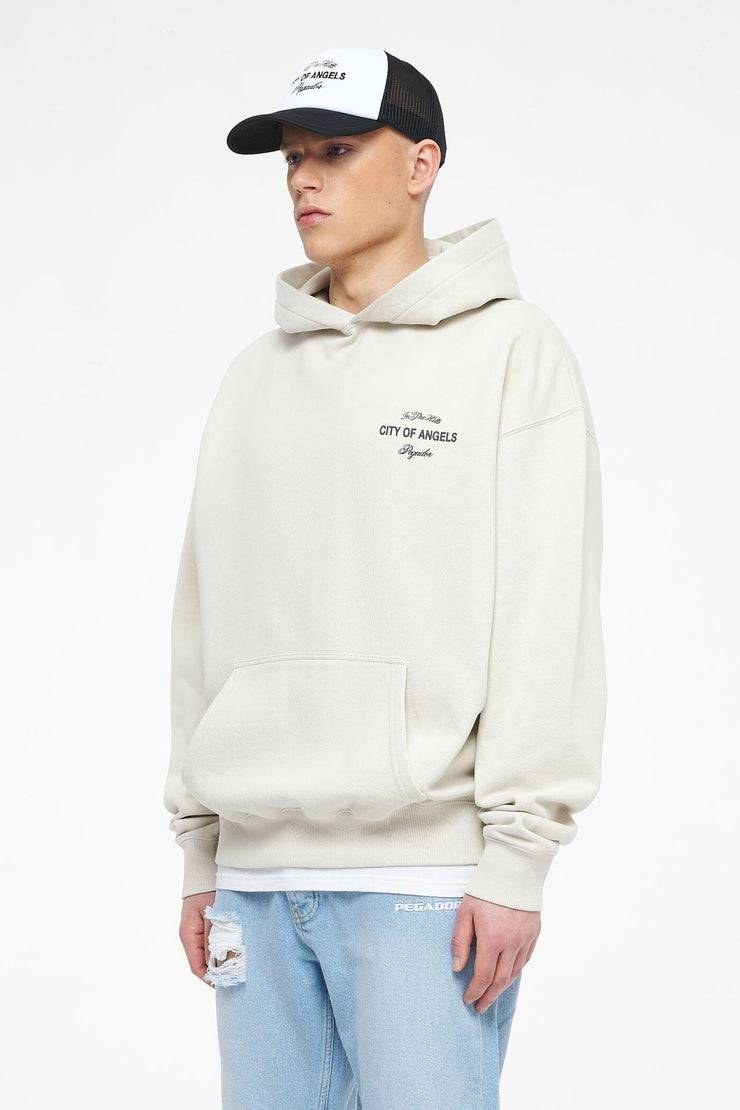 Pegador Wallace Oversized Hoodie Vintage Washed Angels Cream Letzte 3 Tage
