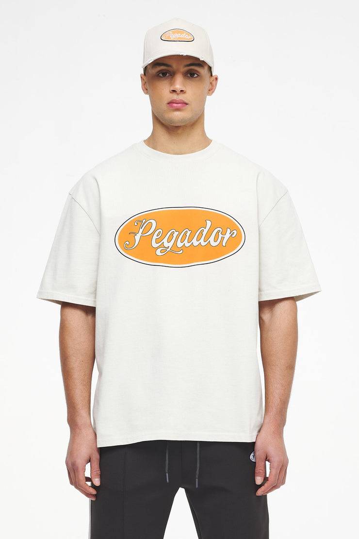 Pegador West Oversized Tee Vintage Washed Angels Cream Bis zu 55% Rabatt