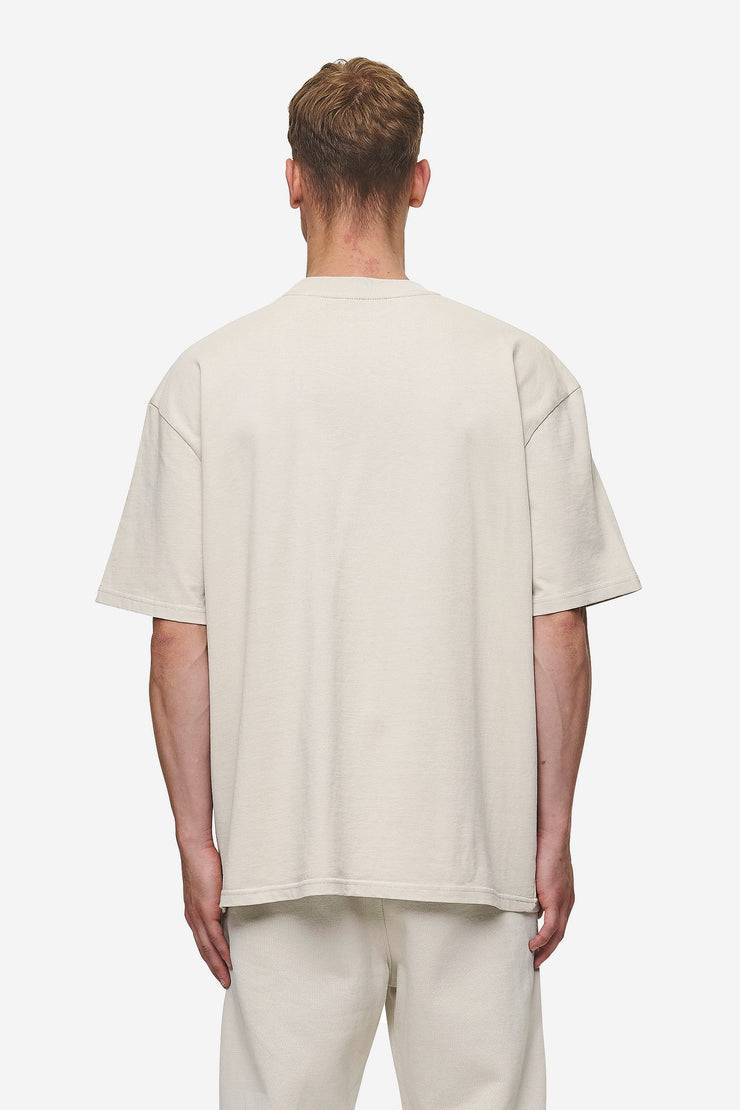Pegador Logo Oversized Tee Washed Light Beige im Angebot