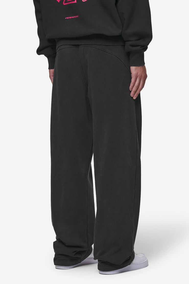 Pegador Conven Loose Sweat Pants Vintage Black Fabrikverkauf