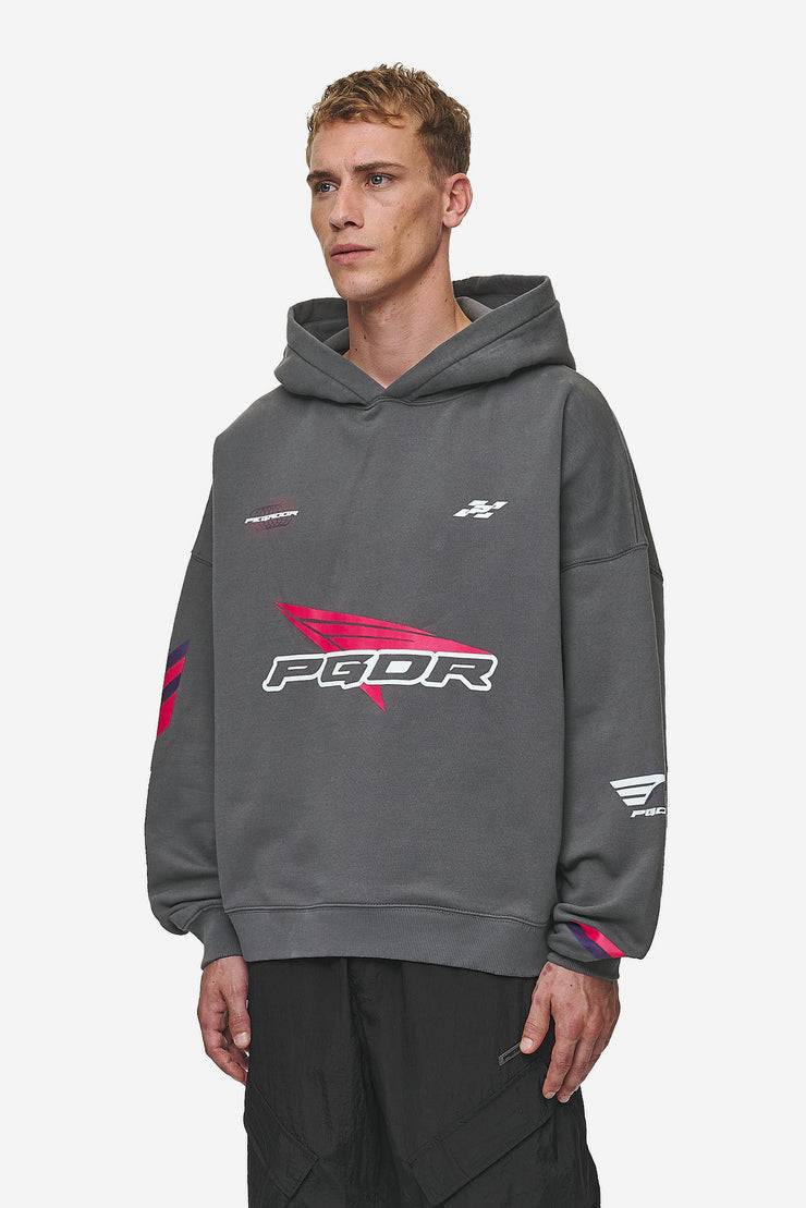 Pegador Dome Boxy Hoodie Washed Anthracite Fabrikpreis