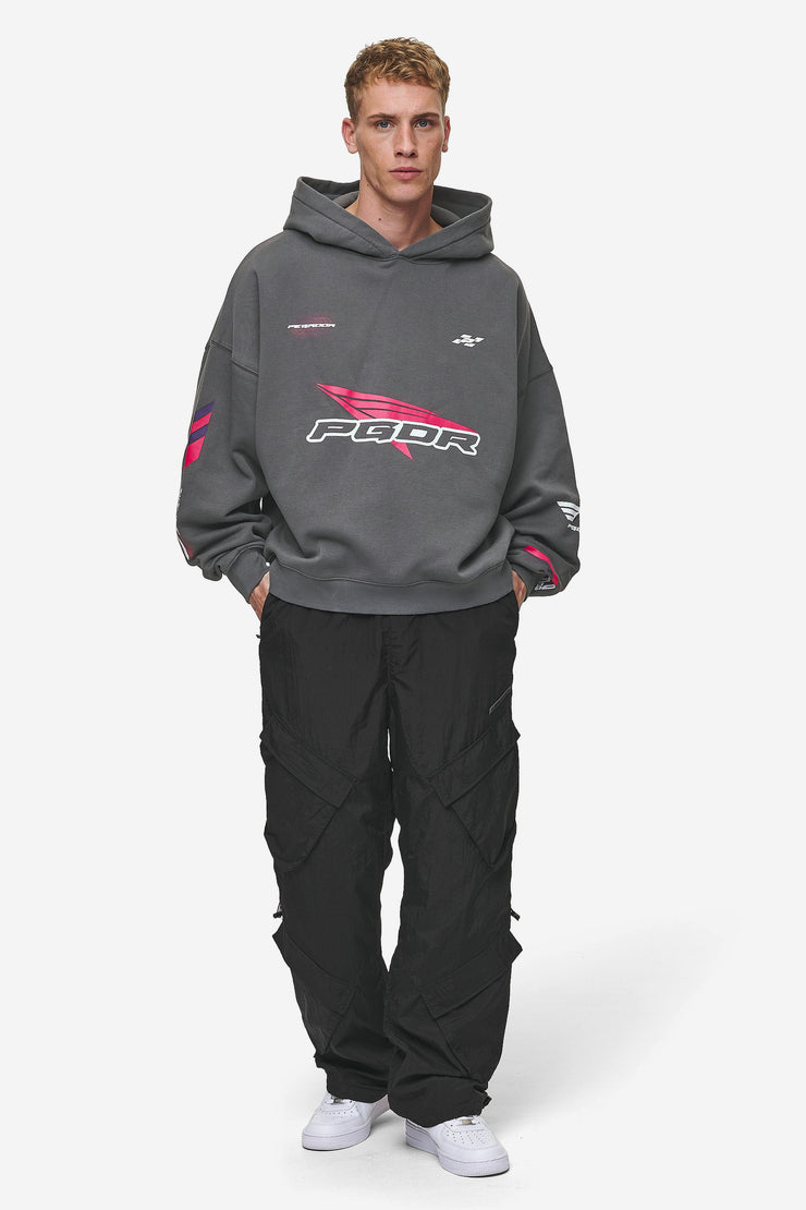 Pegador Dome Boxy Hoodie Washed Anthracite Fabrikpreis