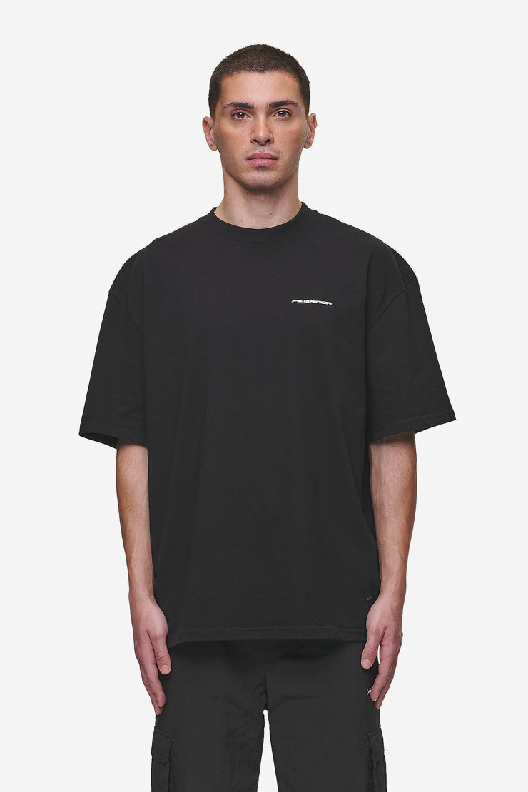 Pegador Madron Oversized Tee Washed Black Günstig kaufen
