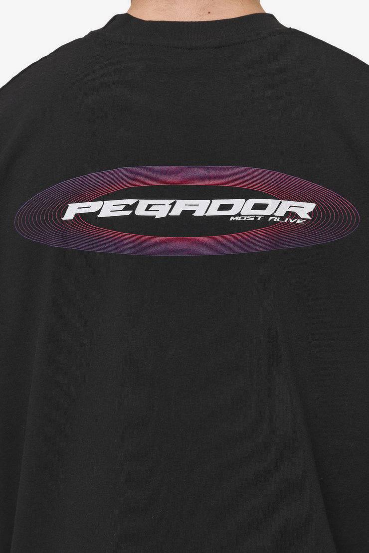 Pegador Madron Oversized Tee Washed Black Günstig kaufen