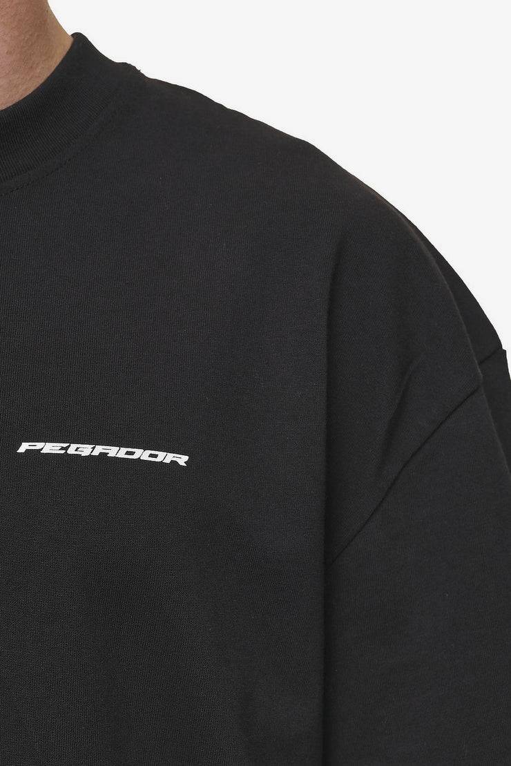 Pegador Madron Oversized Tee Washed Black Günstig kaufen