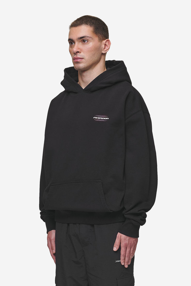 Pegador Lexing Oversized Hoodie Washed Black Versandkostenfrei