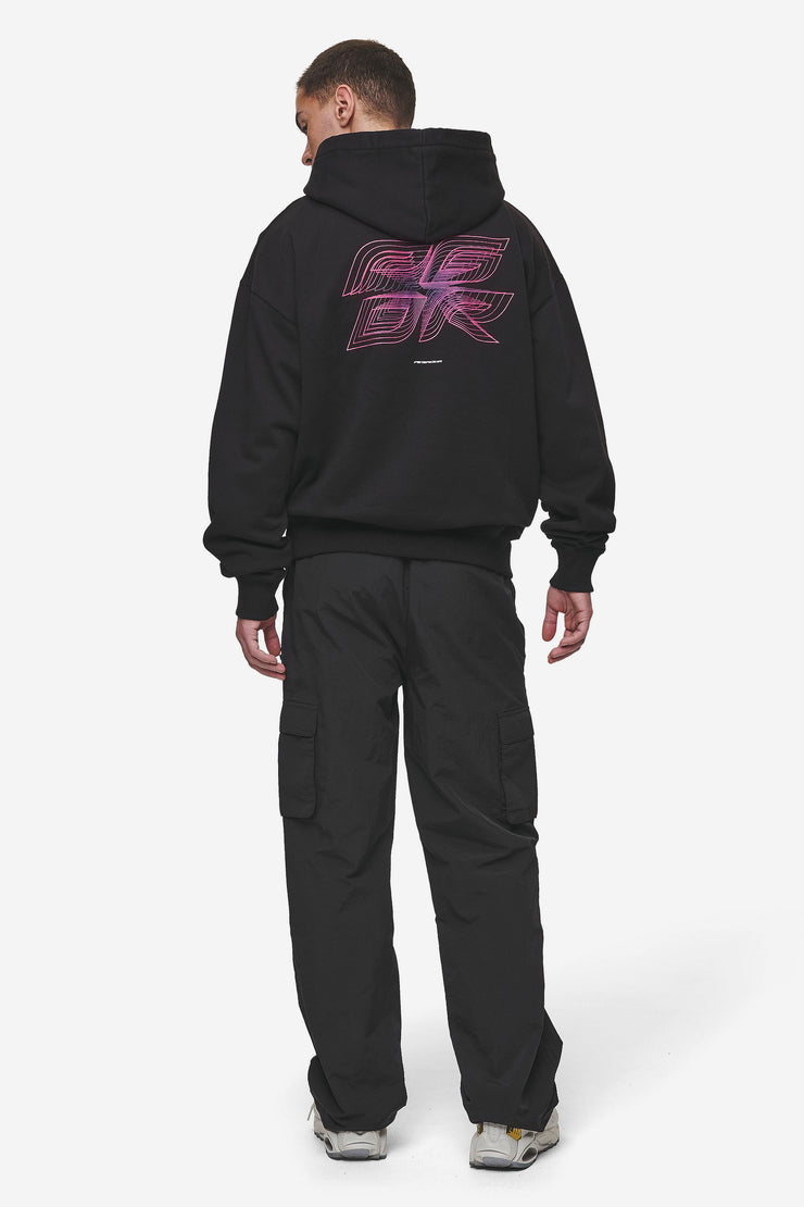 Pegador Lexing Oversized Hoodie Washed Black Versandkostenfrei