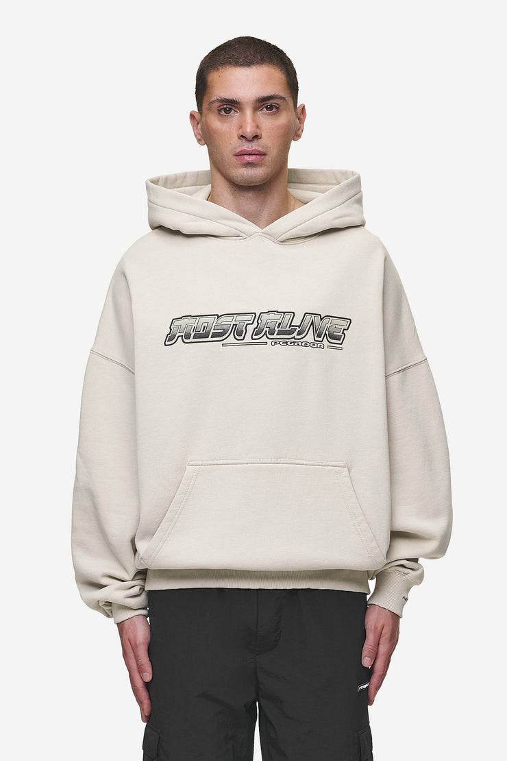 Pegador Enrith Boxy Hoodie Washed Light Beige Großer Ausverkauf