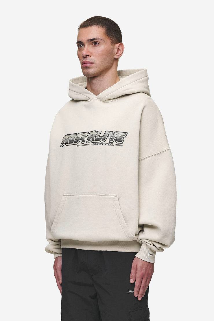 Pegador Enrith Boxy Hoodie Washed Light Beige Großer Ausverkauf