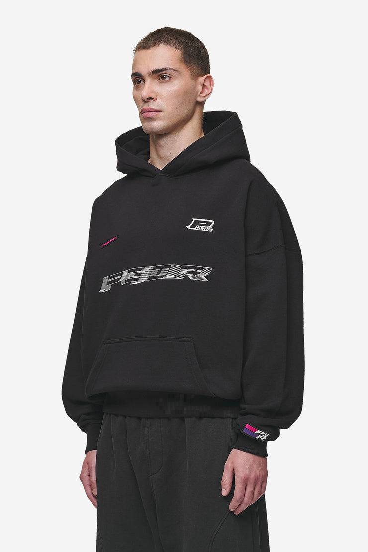 Pegador Iron Boxy Hoodie Washed Black Flash Sale