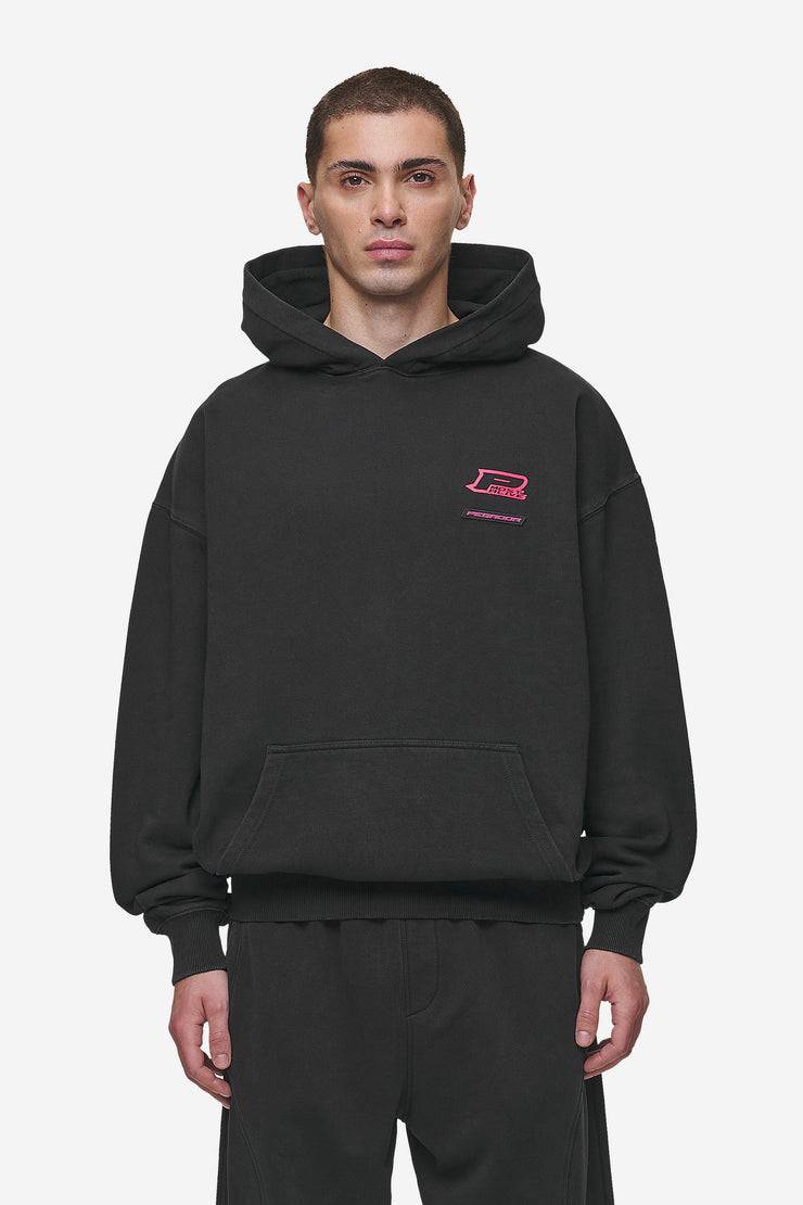 Pegador Hawkins Oversized Hoodie Vintage Black Begrenztes Angebot