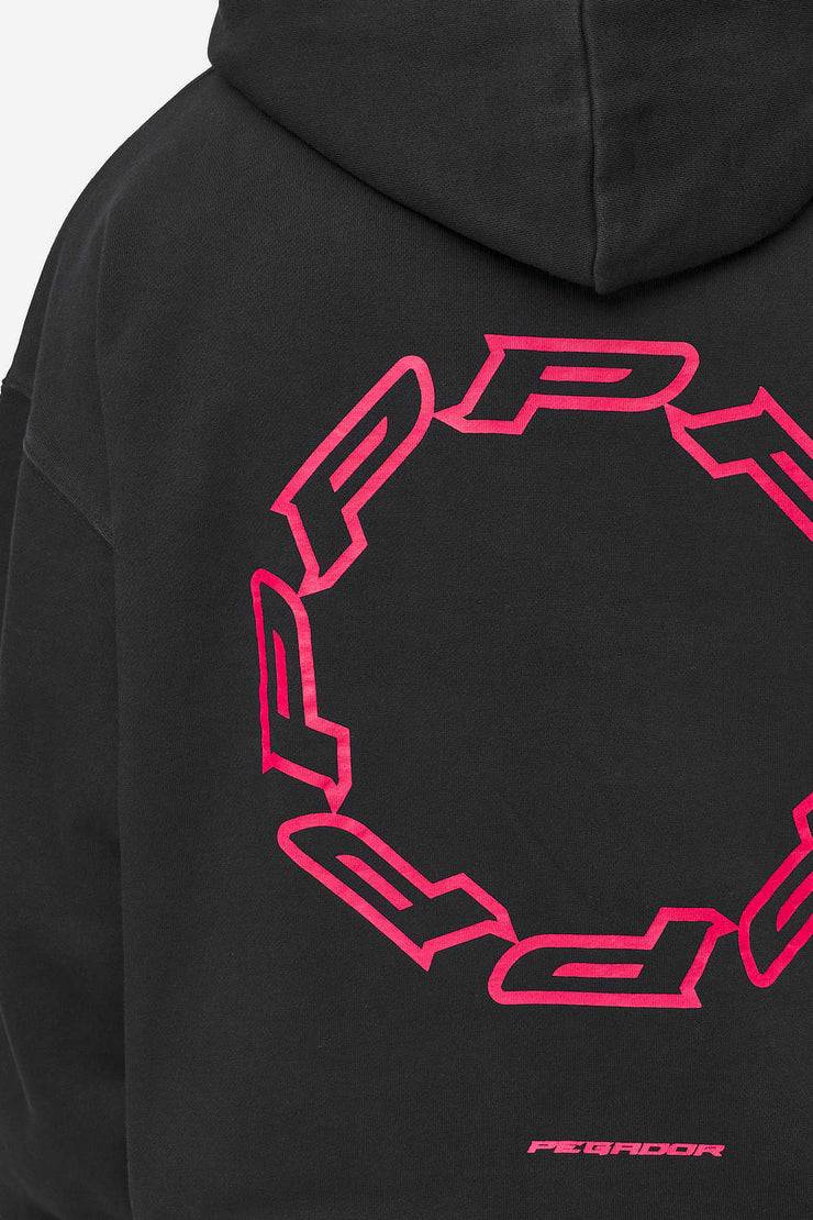 Pegador Hawkins Oversized Hoodie Vintage Black Begrenztes Angebot