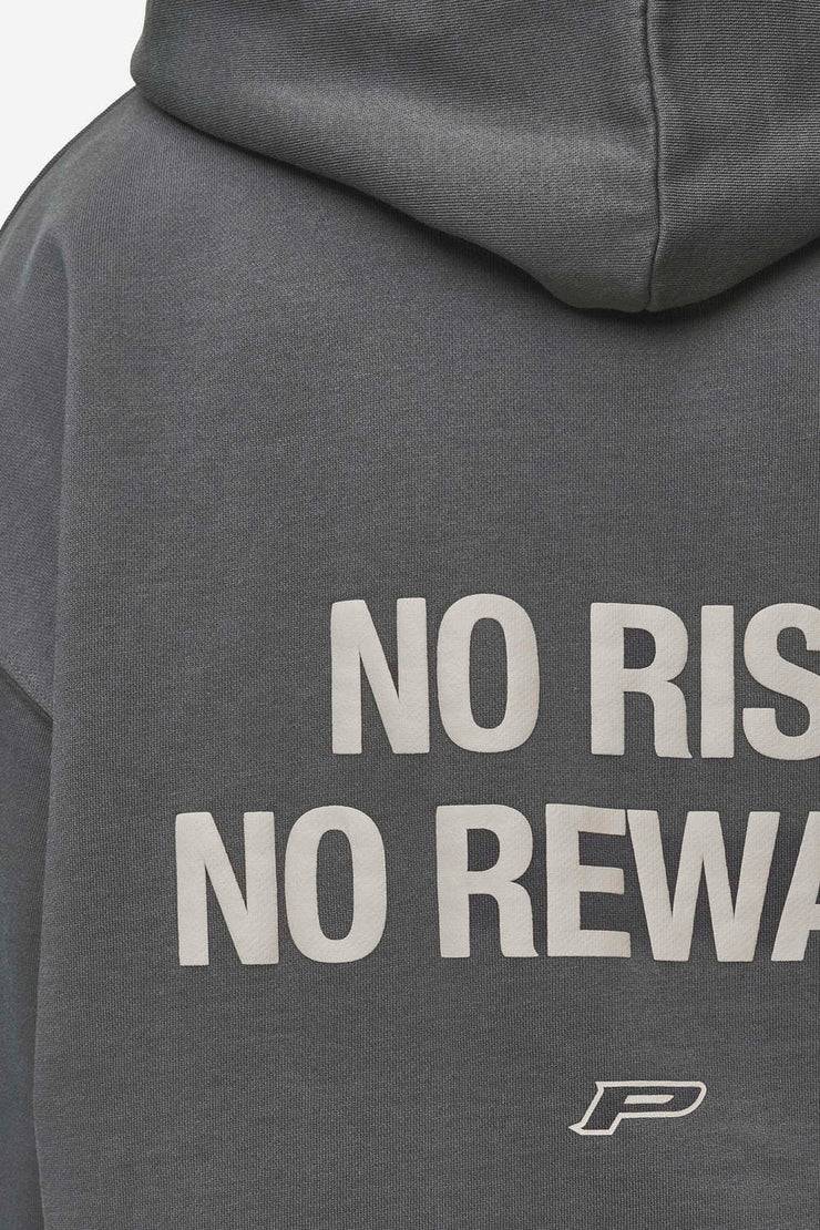 Pegador Fox Oversized Hoodie Washed Anthracite Saisonschlussverkauf