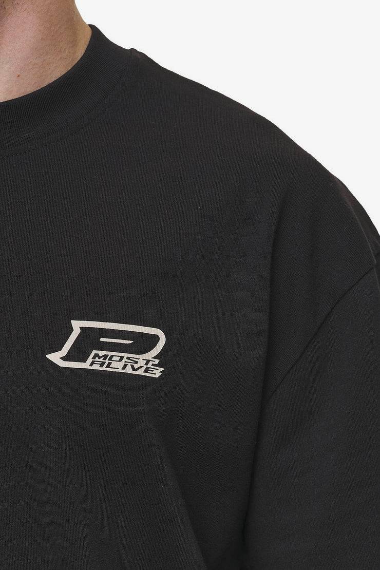 Pegador Fox Oversized Tee Washed Black Black Friday
