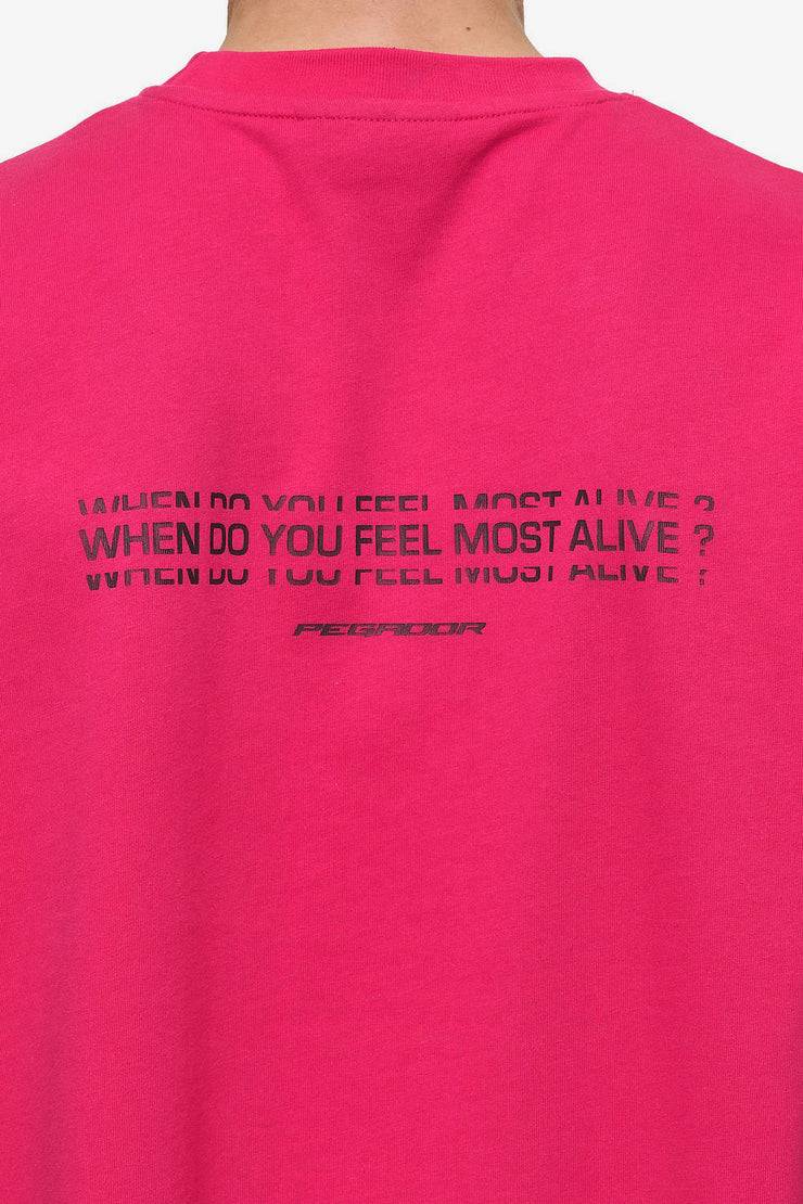 Pegador Edens Oversized Tee Washed Virtual Pink Cyber Monday