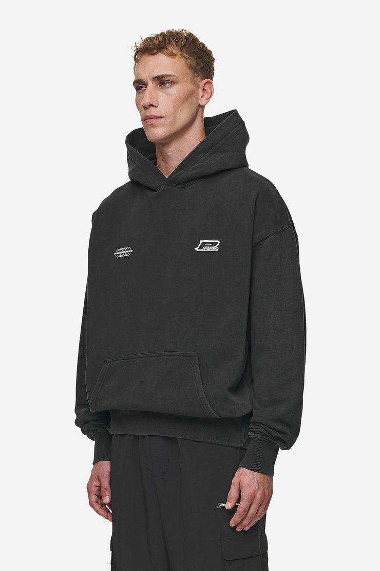 Pegador Lance Oversized Hoodie Vintage Black Vatertagsangebot
