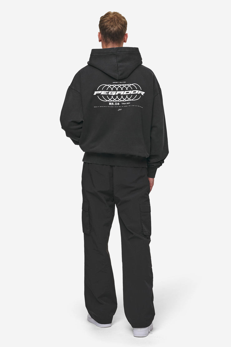 Pegador Lance Oversized Hoodie Vintage Black Vatertagsangebot