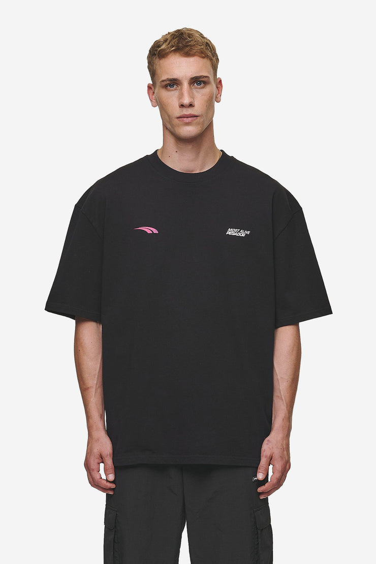 Pegador Clayton Oversized Tee Washed Black Jubiläumsangebot