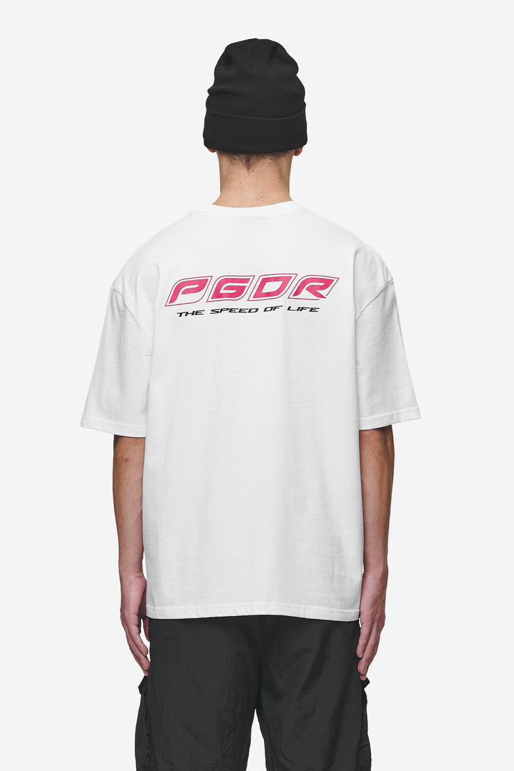 Pegador Charles Oversized Tee White Lagerräumung