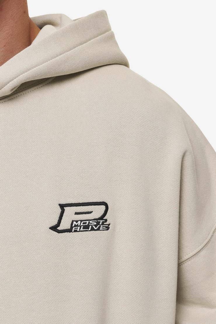 Pegador Duan Boxy Hoodie Washed Light Beige Top Angebot