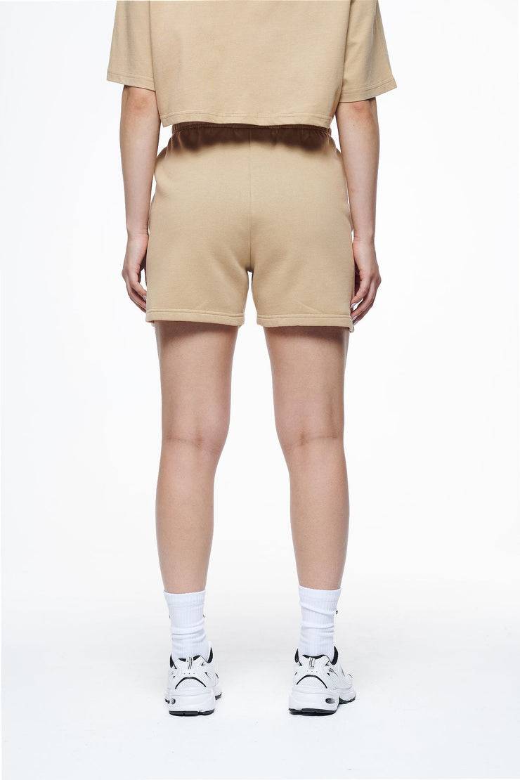 Pegador Umbria High Waisted Shorts Vintage Washed Espresso Gum Große Rabatte
