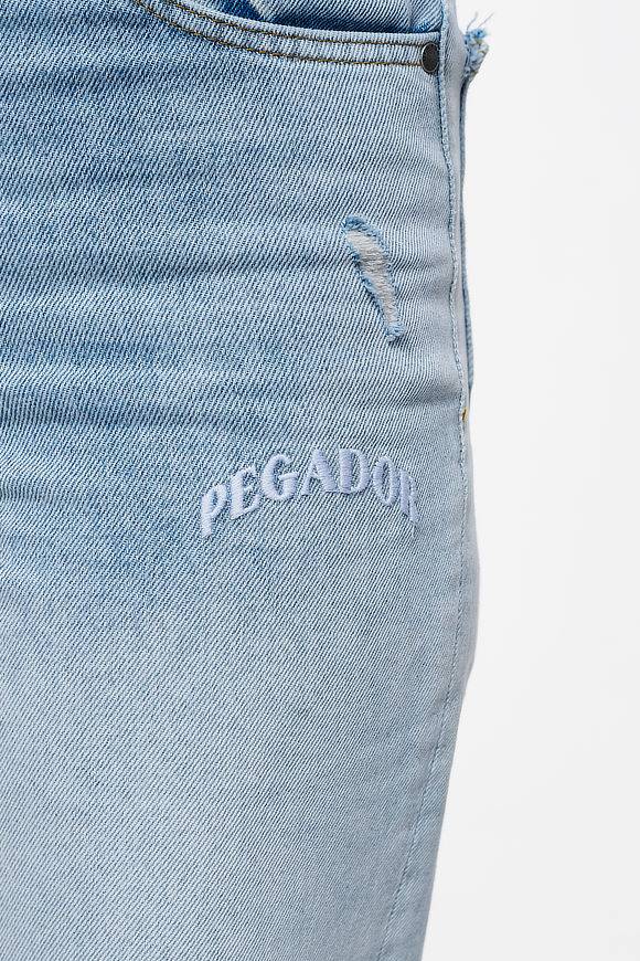 Pegador Soliera Distressed Wide Jeans Light Blue Bestseller