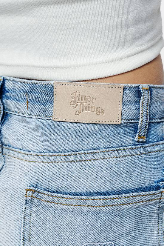 Pegador Soliera Distressed Wide Jeans Light Blue Bestseller
