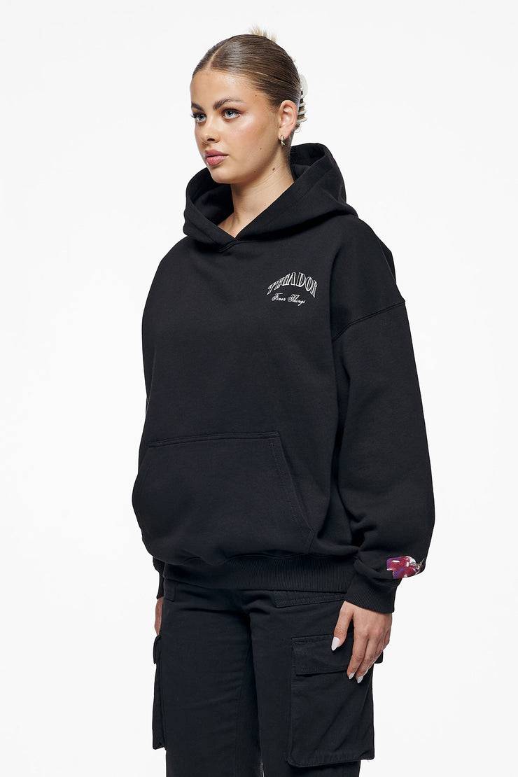 Pegador Siesta Oversized Hoodie Washed Vintage Black Saisonale Angebote
