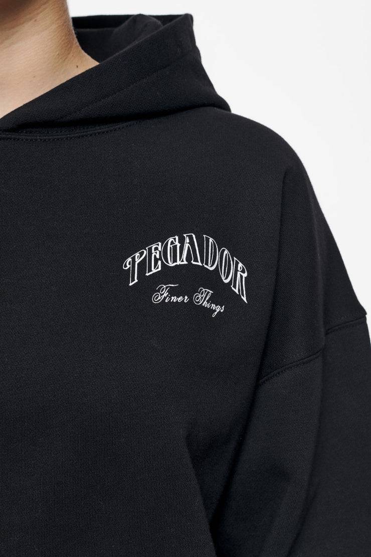 Pegador Siesta Oversized Hoodie Washed Vintage Black Saisonale Angebote