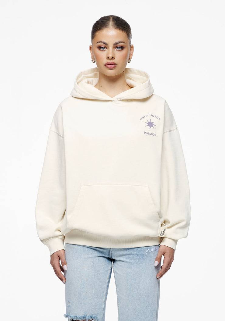 Pegador Siena Oversized Hoodie Vintage Washed Unbleached Räumungsverkauf