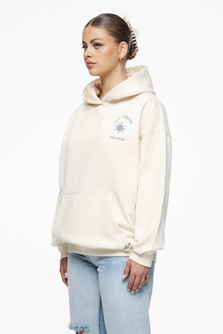 Pegador Siena Oversized Hoodie Vintage Washed Unbleached Räumungsverkauf