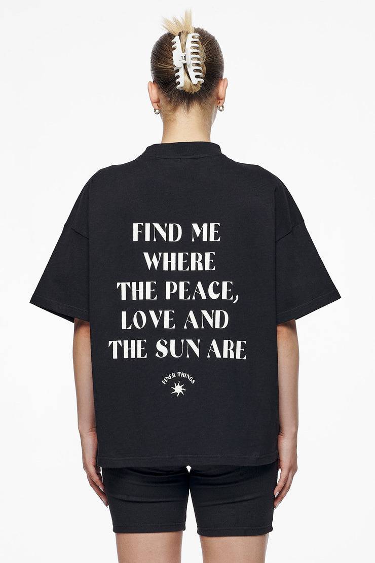 Pegador Siena Heavy Oversized Tee Washed Vintage Black Kauf eins, bekomm eins gratis