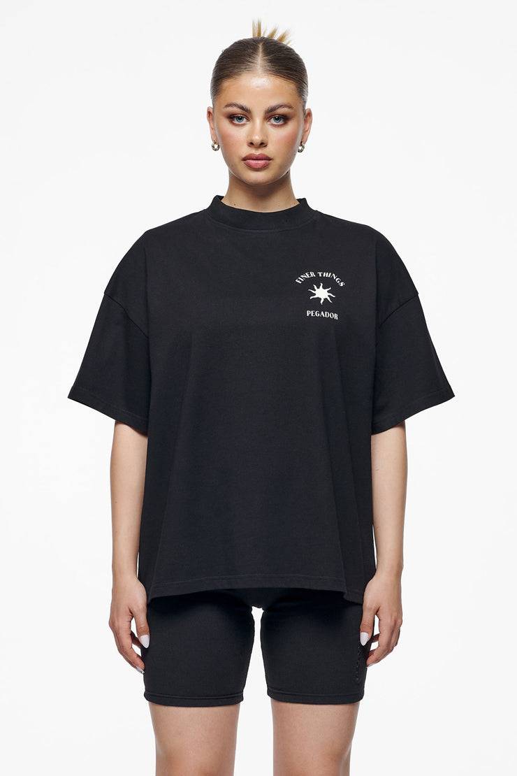 Pegador Siena Heavy Oversized Tee Washed Vintage Black Kauf eins, bekomm eins gratis