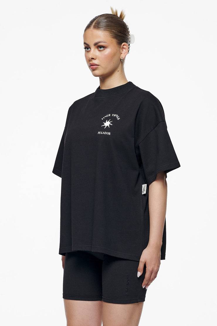 Pegador Siena Heavy Oversized Tee Washed Vintage Black Kauf eins, bekomm eins gratis