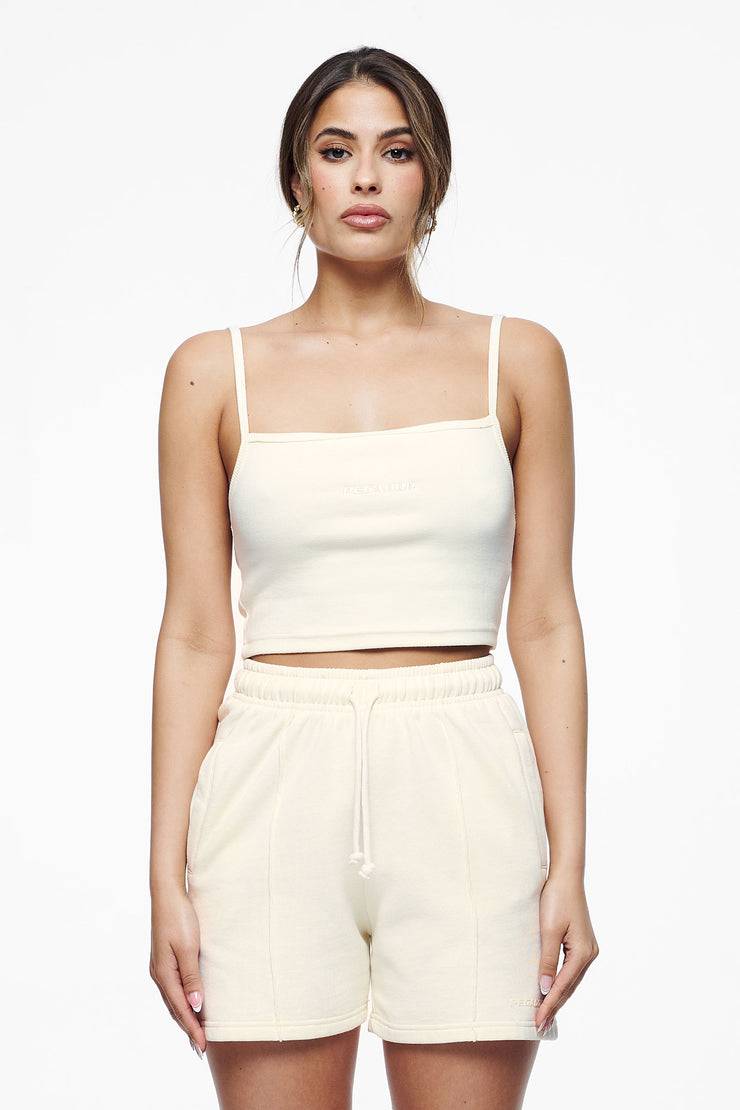 Pegador Ruby Rib Crop Top Vintage Washed Unbleached Tiefpreis