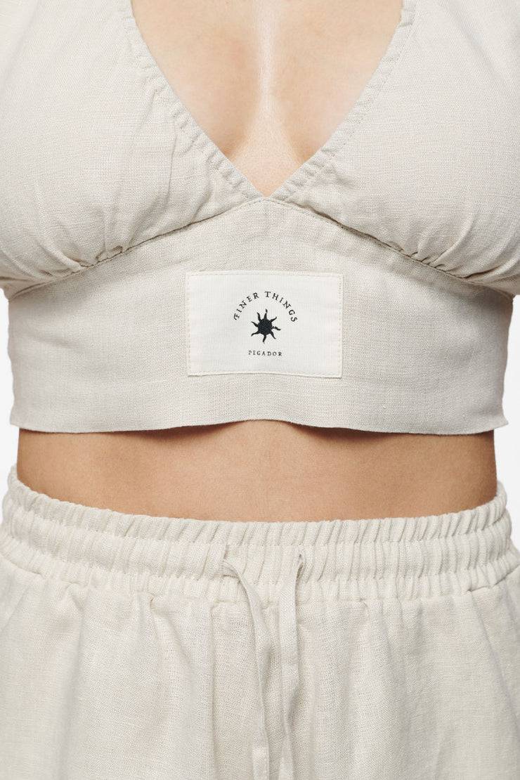 Pegador Molli Canvas Neckholder Top Unbleached JETZT KAUFEN