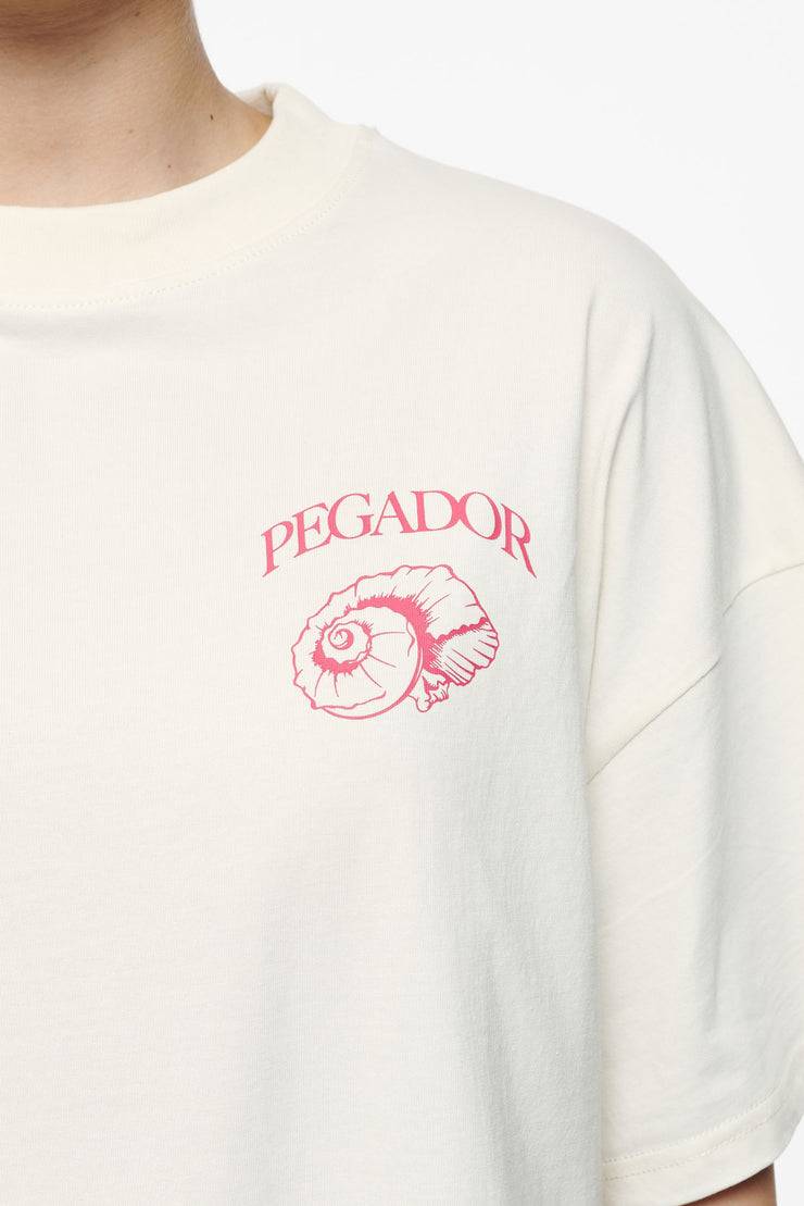 Pegador Metra Heavy Oversized Tee Vintage Washed Unbleached Neueste Stile