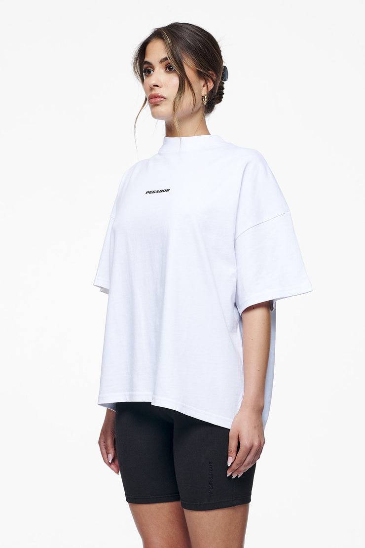 Pegador Culla Logo Heavy Oversized Tee White Bis zu 55% Rabatt