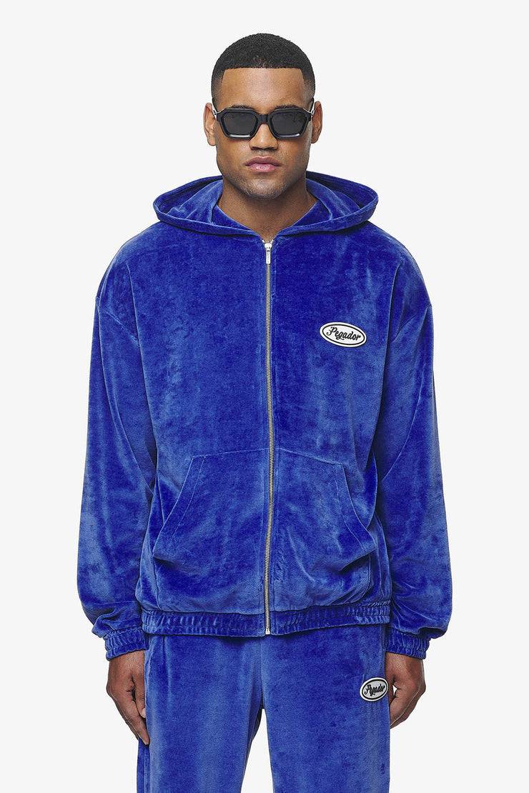 Pegador Weaver Oversized Velour Jacket Magic Violet Günstiger Verkauf
