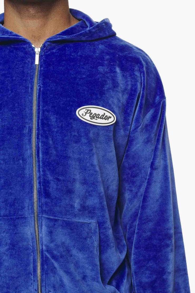 Pegador Weaver Oversized Velour Jacket Magic Violet Günstiger Verkauf