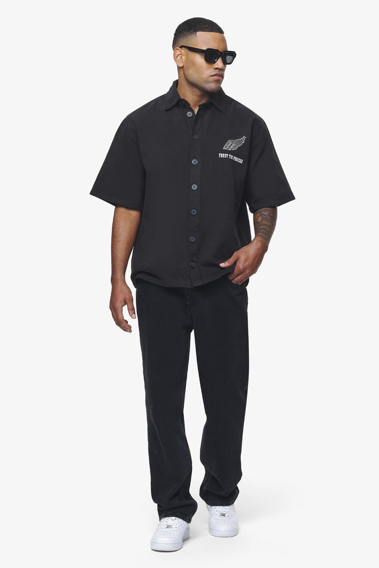 Pegador Skyler Denim Shirt Black Ink Fabrikverkauf