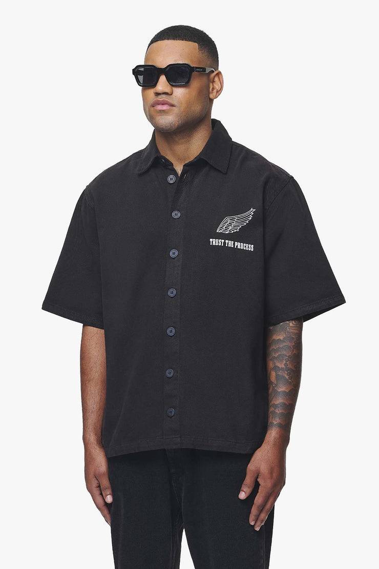 Pegador Skyler Denim Shirt Black Ink Fabrikverkauf