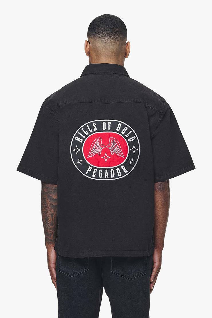 Pegador Skyler Denim Shirt Black Ink Fabrikverkauf