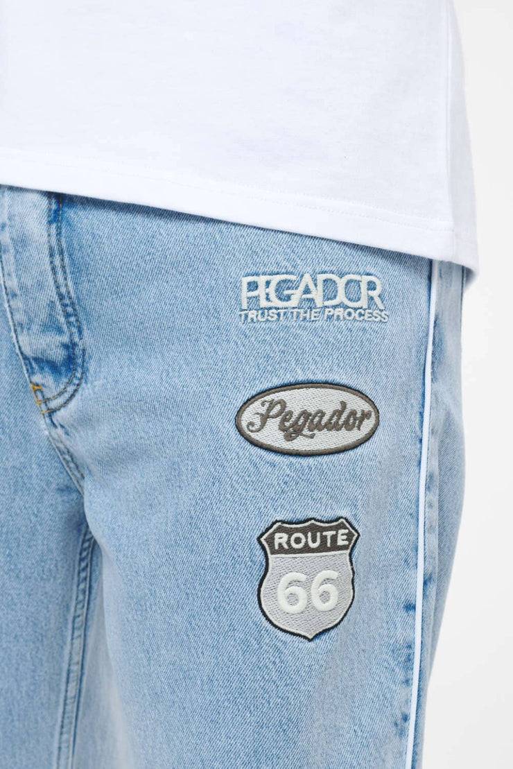 Pegador Vanness Baggy Jeans Washed Blue Kostenloser Versand
