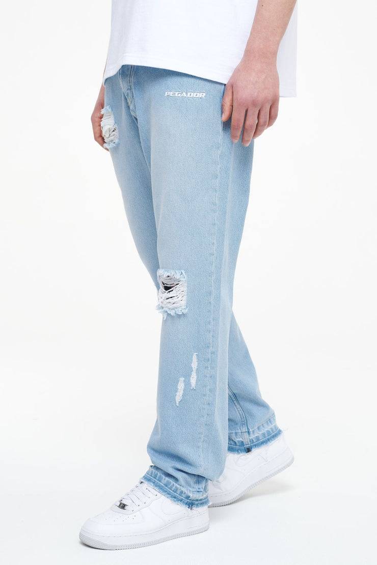 Pegador Abott Wide Jeans Washed Blue Limitierter Zeitrabatt